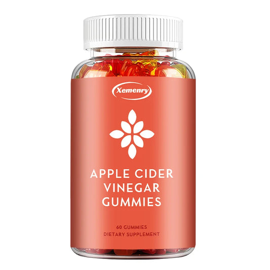 Pure ACV Apple Cider Vinegar Gummies - Accelerate Weight Loss, Whiten Skin, Support Natural Digestion - 60 Gummies