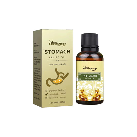 Stomach Relief Oil Relieve Indigestion Stomachache Bloating Treat Gastritis Improve Bad Breath Herbal Detoxification