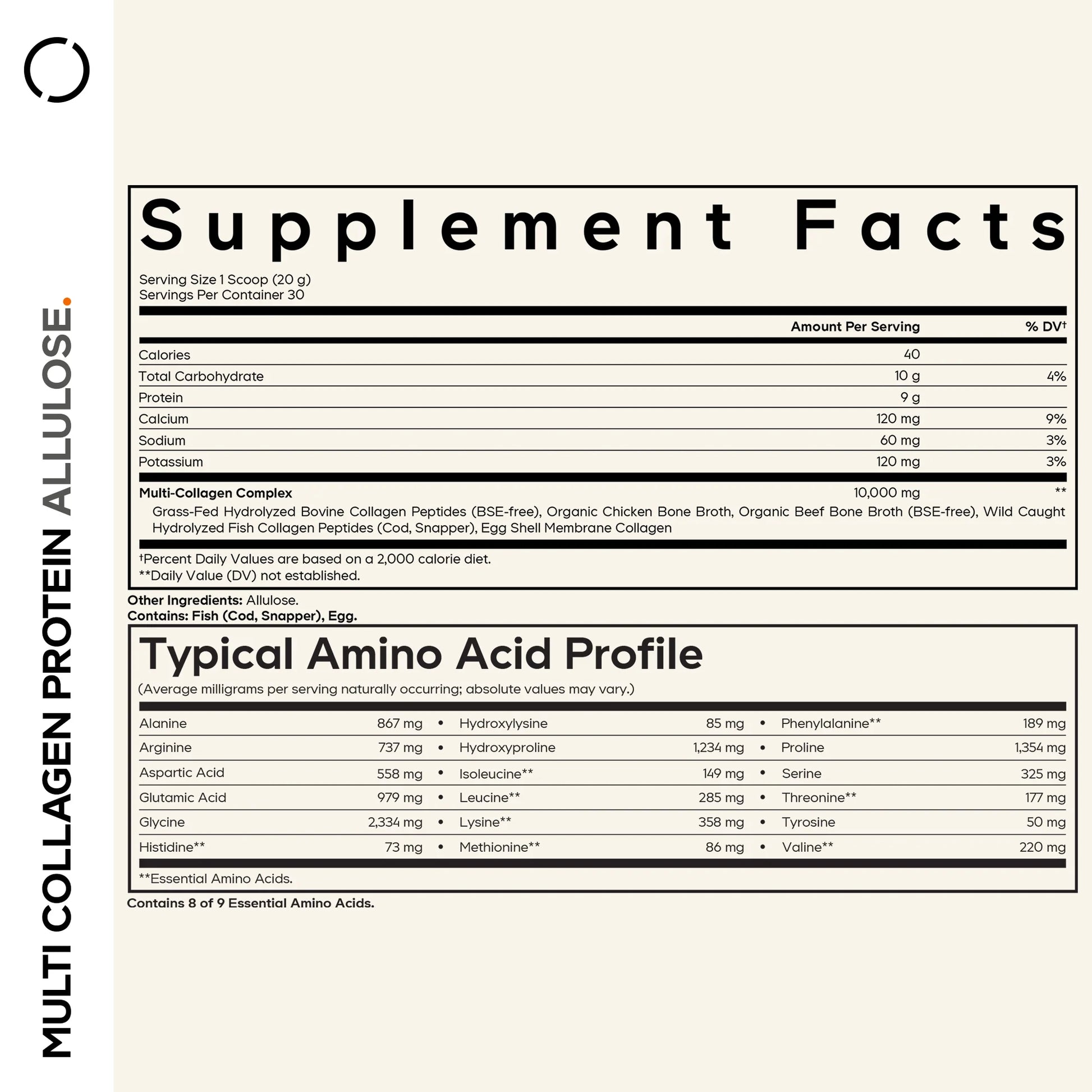 Multi Collagen Peptides Allulose