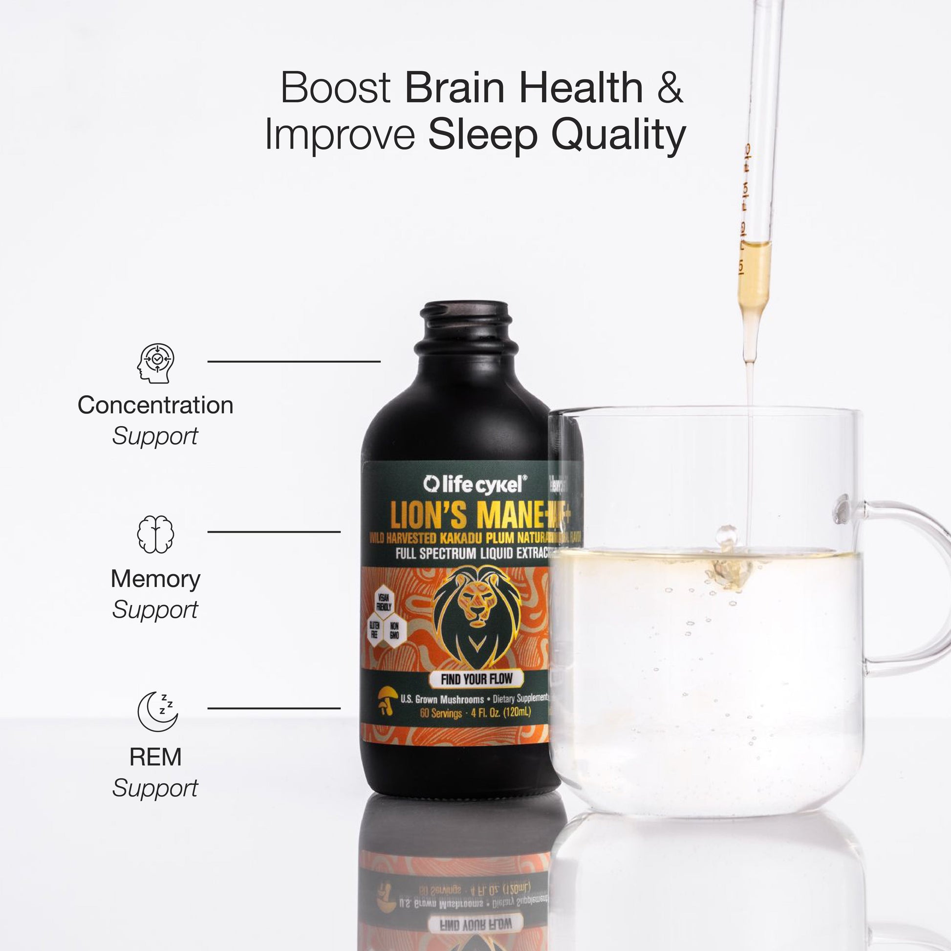 Lion'S Mane+ Liquid Double Extract