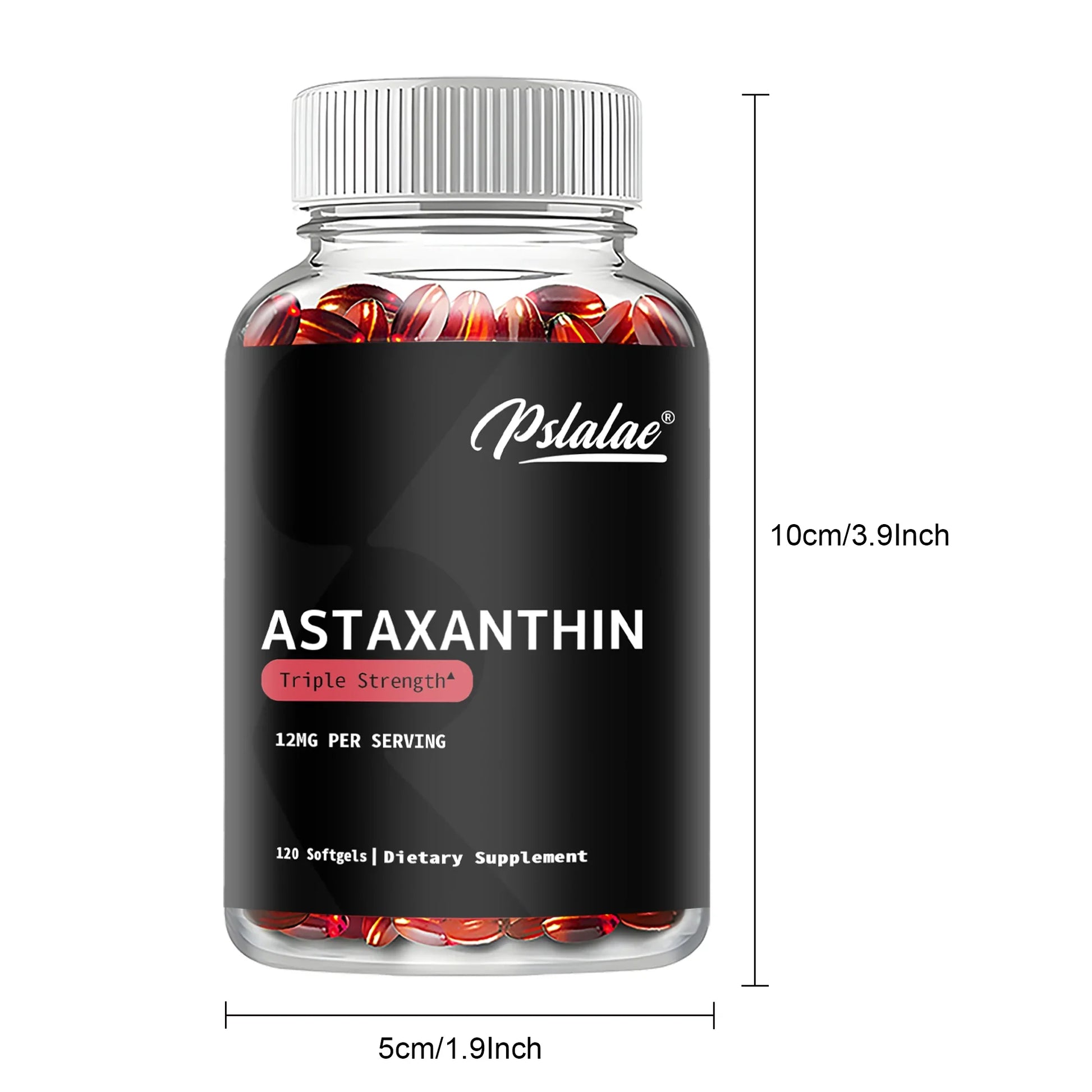 Astaxanthin Capsules - Enhance Eye, Joint, Skin, and Heart Health while Boosting Memory and Concentration - 120 Count