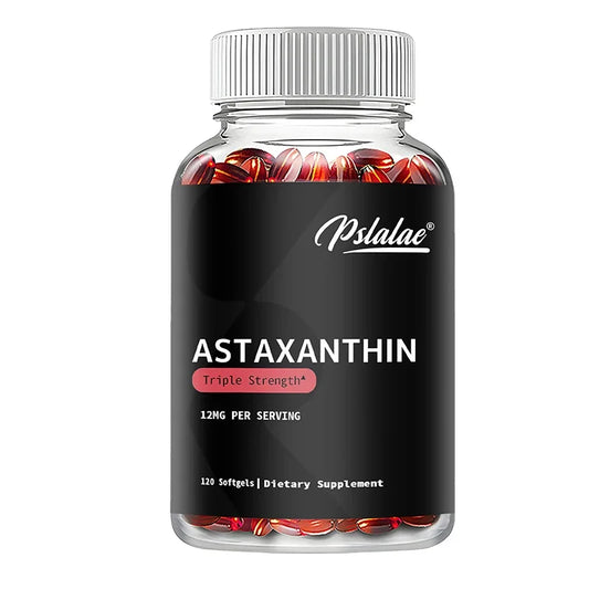 Astaxanthin Capsules - Enhance Eye, Joint, Skin, and Heart Health while Boosting Memory and Concentration - 120 Count