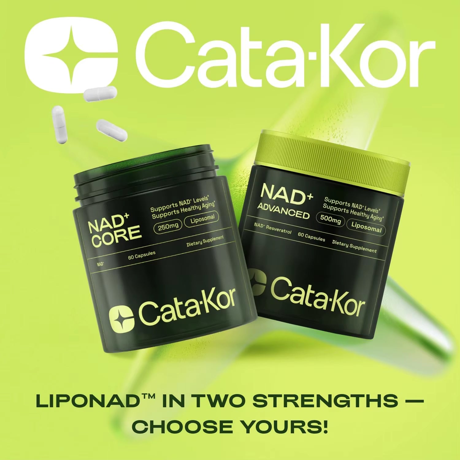 NMNH Supplement Alternative - Liposomal NAD(CORE) with Resveratrol - High Purity NAD Supplement for Anti-Aging, Energy, Focus