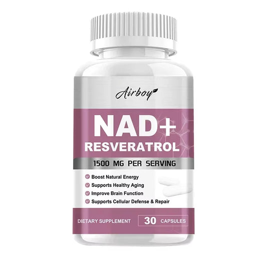 NAD plus Supplement - Natural Energy, Cellular Health, anti Aging, Nad Nicotinamide Riboside